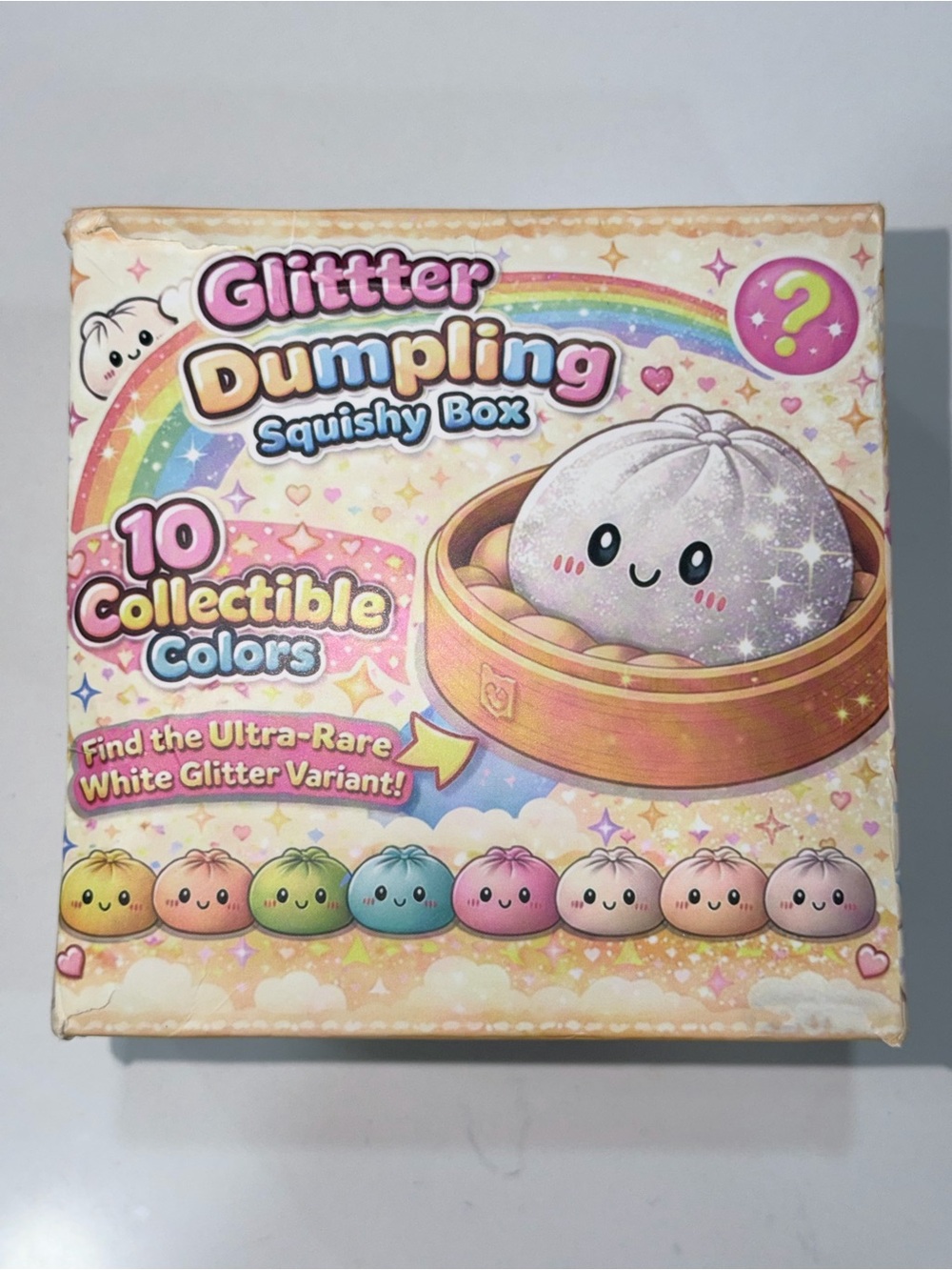 Glitter Dumpling Squishy Box